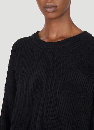 Rabanne Drop Hem Sweater Black pac0248008