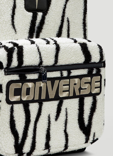 Rick Owens DRKSHDW X Converse Oversized Logo Patch Backpack White dsc0350004