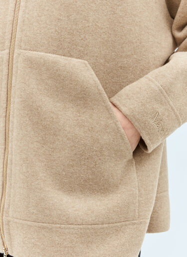 Max Mara 오버사이즈 울 & 캐시미어 맨투맨 베이지 max0258012