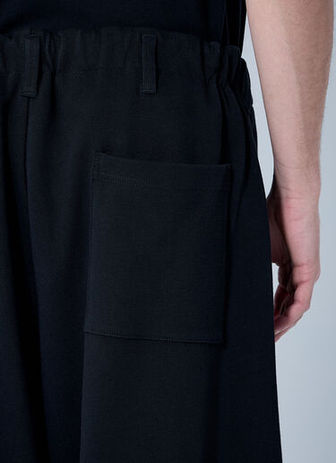 Yohji Yamamoto Slash Track Shorts Black yoy0160010