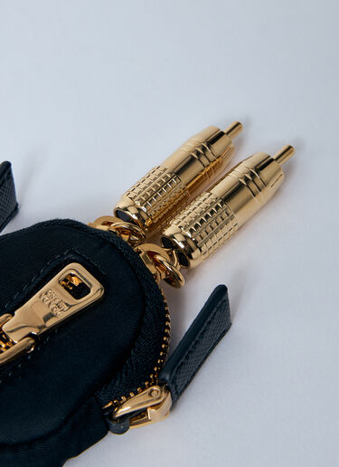 Prada Robot Re-Nylon Bag Charm Black pra0259012