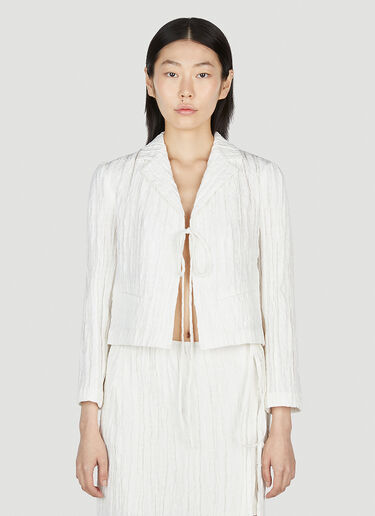 Rejina Pyo Elani Crinkled Shirt White rej0252004