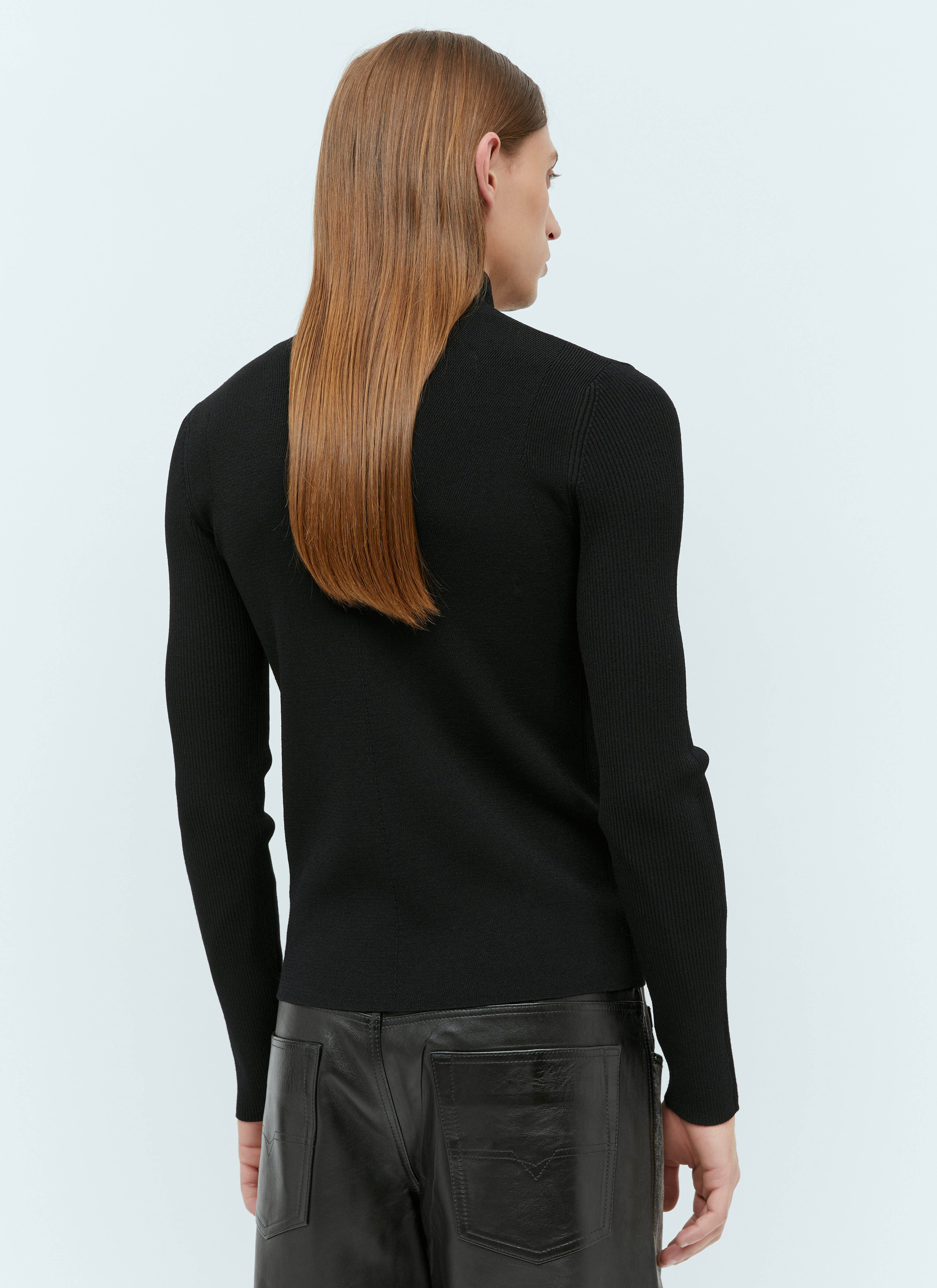 Diesel Men's' K-Zackary Knit Sweater in Black | LN-CC®