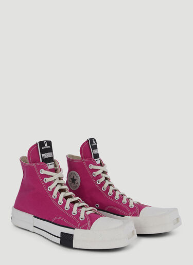 Rick Owens DRKSHDW x Converse Turbodrk High Top Sneakers Pink dsc0352002