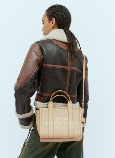 レザースモールトートバッグ Marc Jacobs レザースモールトートバッグ ベージュ mcj0254012