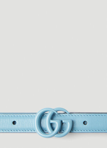 Gucci [GG 마몽트] 얇은 벨트 블루 guc0247256