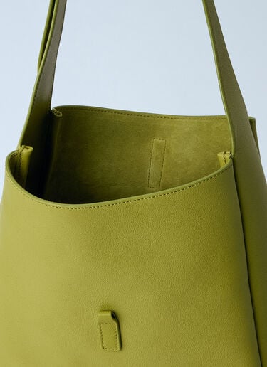 Saint Laurent Le 5 À 7 Supple Small Shoulder Bag Green sla0263075