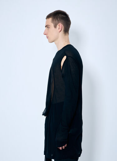 Rick Owens Drain T-Shirt Black ric0159030
