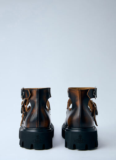 Vivienne Westwood Bacchus Mary Jane Shoes Brown vvw0264017