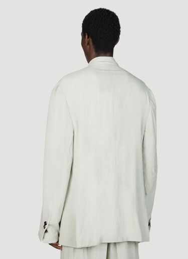 Bottega Veneta 轻质羊毛真丝双色股线西装外套 乳白色 bov0155004