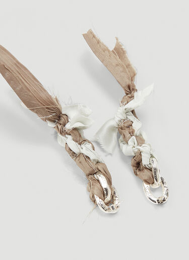 Silk Link Earrings Georgia Kemball Silk Link Earrings Silver gkb0344008