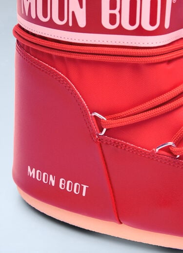 LN-CC® - Moon Boot: Icon Low Snow Boots - Red Moon Boot Icon Low Snow Boots Red mnb0350015