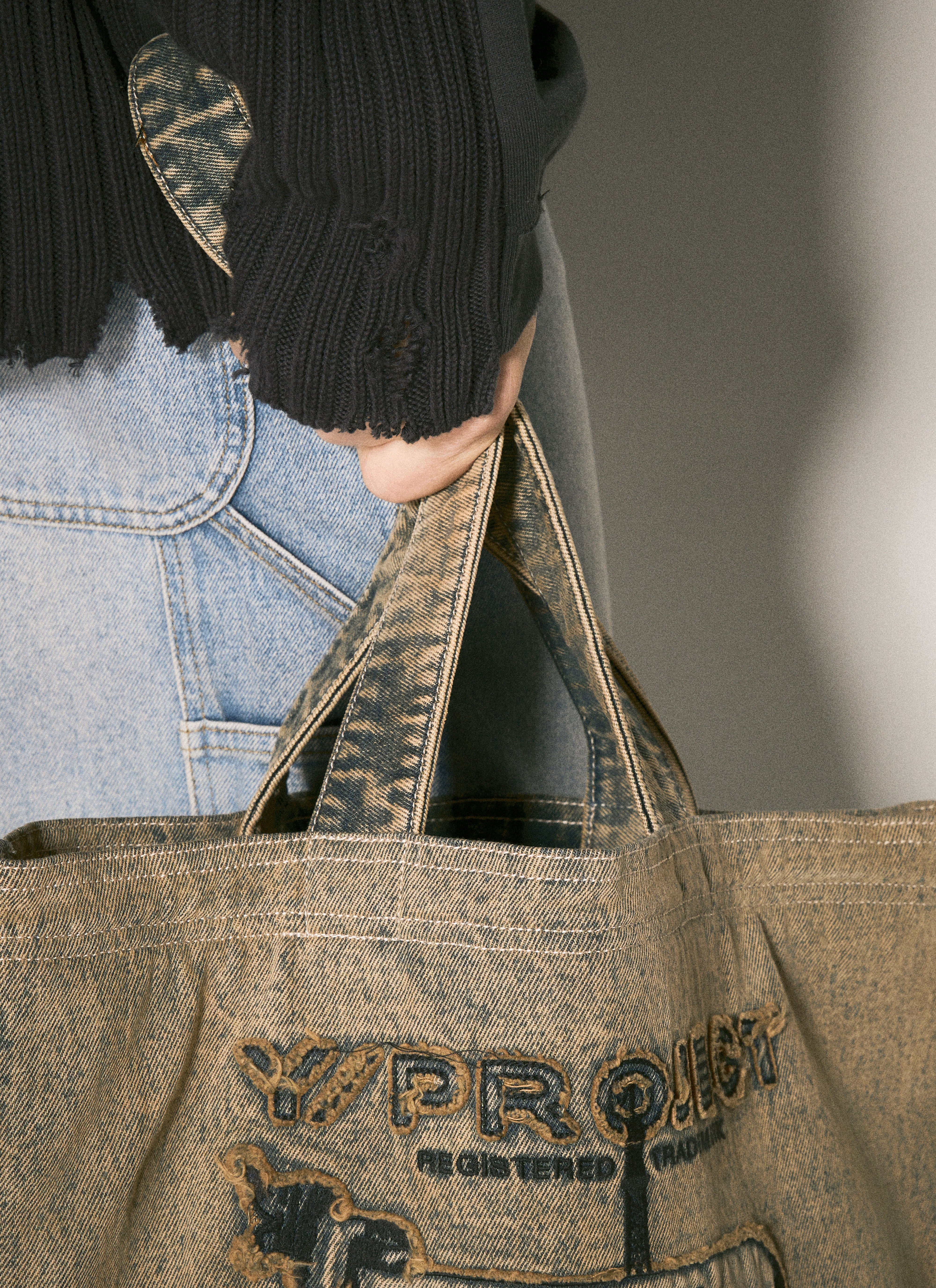 Y Project Men s Paris Best Tote Bag in Beige LN CC