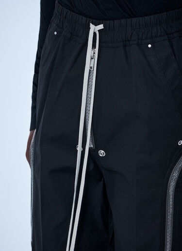 LN-CC® - Rick Owens: Heizer Belas Cotton Pants - Black Rick Owens Heizer Belas Cotton Pants Black ric0165062