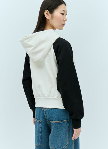 Gucci Logo Applique Hooded Sweatshirt White guc0255048