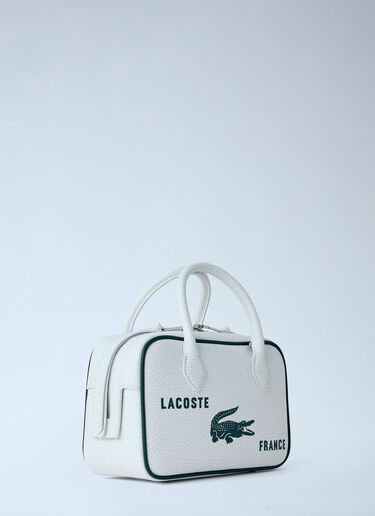 Runway Small Printed Leather Gym Bag Lacoste Runway Small Printed Leather Gym Bag White lac0364002