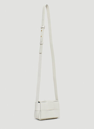 Mini Cassette Shoulder Bag Bottega Veneta Mini Cassette Shoulder Bag White bov0245073