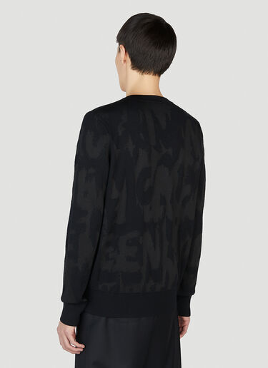 Alexander McQueen 徽标针织衫 黑 amq0151007