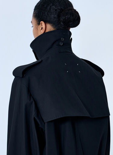 Maison Margiela Double-Breasted High-Collar Jacket Black mla0264051