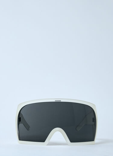 Rick Owens Kriester Sunglasses White ric0359004