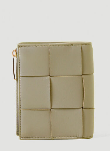 Intreccio Bifold Zip Wallet Bottega Veneta Intreccio Bifold Zip Wallet Brown bov0249055