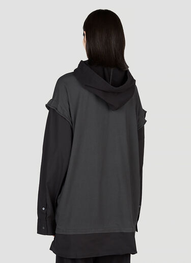 MM6 Maison Margiela Classic Collar Sweatshirt Black mmm0353007