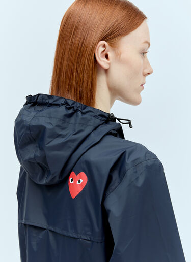 x K-WAY Windbreaker Jacket Comme Des Garçons PLAY x K-WAY Windbreaker Jacket Blue cpl0355001