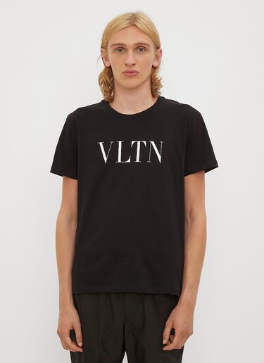 Valentino VLTN 프린트 티셔츠 Black val0133010