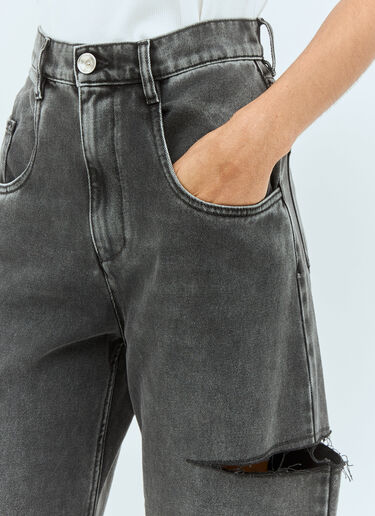 Maison Margiela Cut-Out Jeans Black mla0257001
