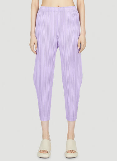 Pleats Please Issey Miyake 褶裥长裤 丁香紫 plp0252013