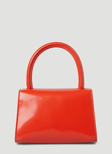 BY FAR Mini Patent Shoulder Bag Red byf0245017