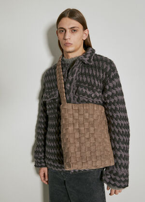 Diesel Handweave Shoulder Bag Black dsl0356005