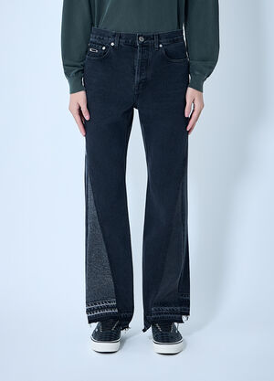 Gallery dept. Twisted Wide Leg Jeans Black gdp0162069