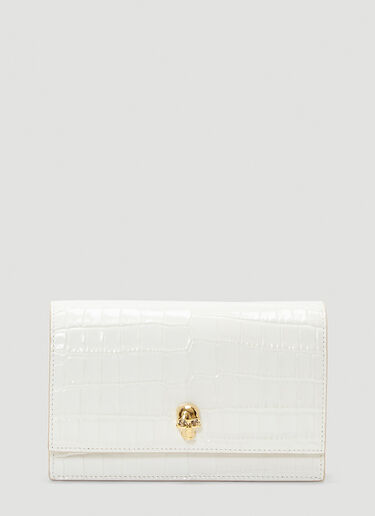 Skull Mini Shoulder Bag Alexander McQueen Skull Mini Shoulder Bag White amq0243027