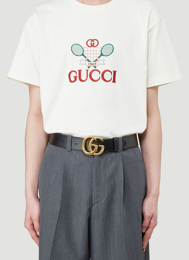 Gucci [마몽트] 라지 레더 벨트 블랙 guc0140004