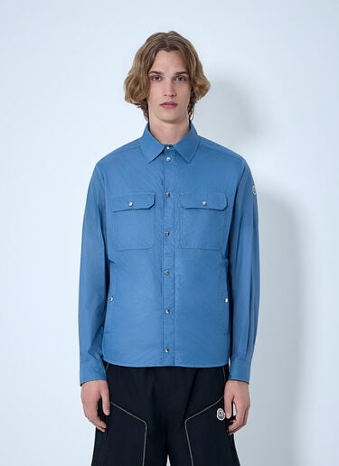 Moncler Technical Ripstop Overshirt Blue mon0164018