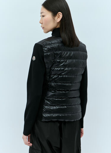Moncler 衬垫拉链开衫 黑色 mon0255041