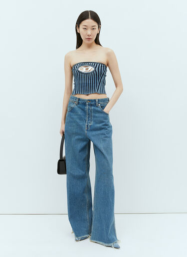 Diesel M-Clarksville Bandeau Top Blue dsl0255001
