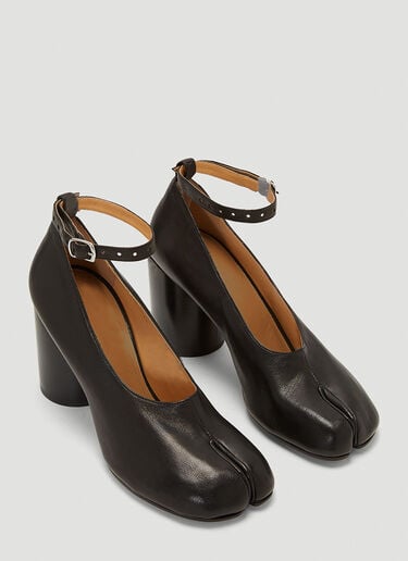 Maison Margiela Tabi Mary-Jane Pumps Black mla0243018