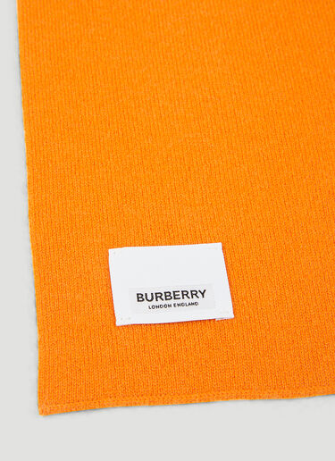 Burberry Ghost Crest Scarf Orange bur0151127