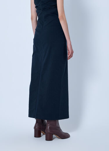 Issey Miyake Allow Long Skirt Navy ism0265001