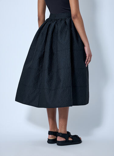 Cecilie Bahnsen CBdaphne Skirt Stria Matelasse Black cec0264005