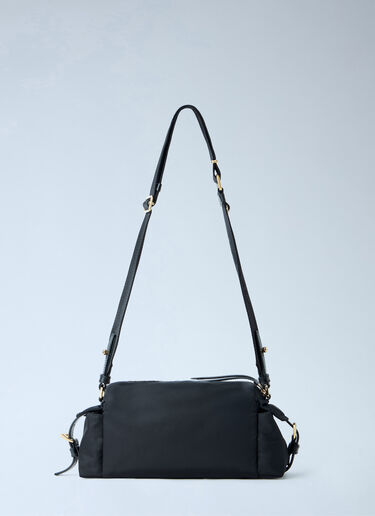 Prada Explore Small Re-Nylon and Leather Shoulder Bag Black pra0265022