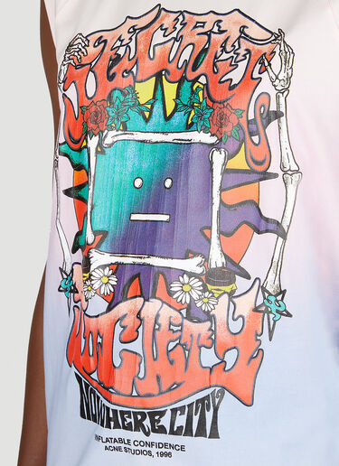 Graphic Print Tank Top Acne Studios Graphic Print Tank Top Pink acn0251045