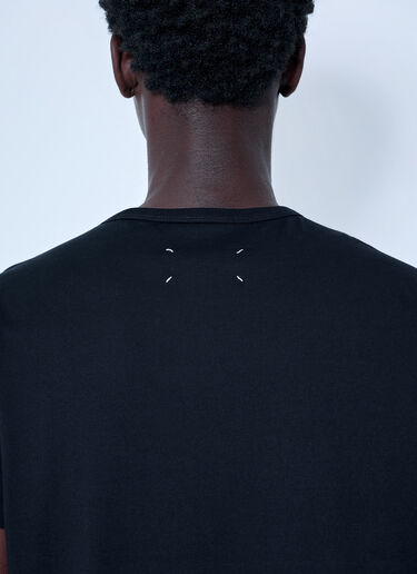 LN-CC® - Maison Margiela: Regular T-Shirt - Black Maison Margiela Regular T-Shirt Black mla0166005