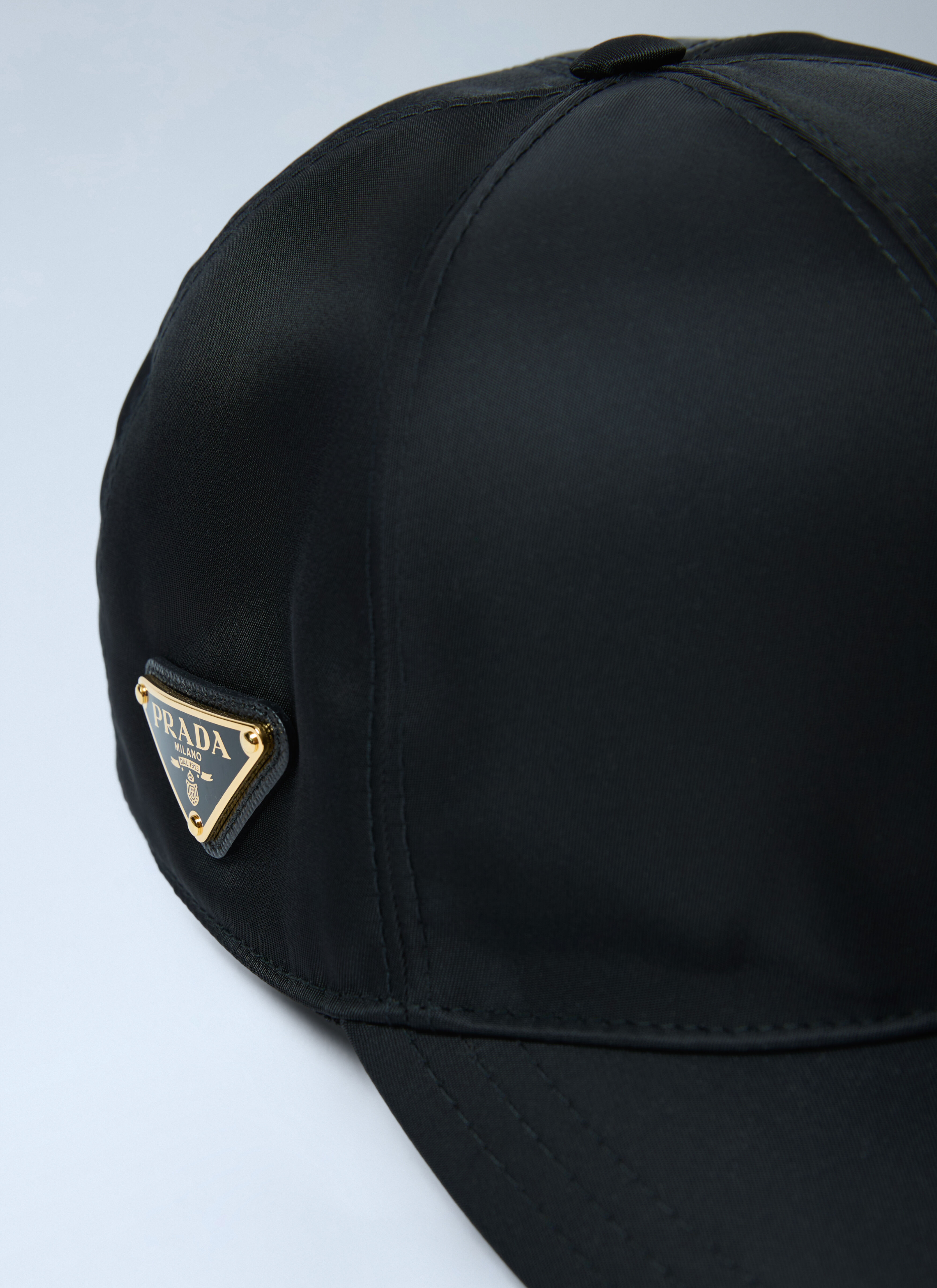 Prada Women's' Re-Nylon Baseball Cap in Black | LN-CC®