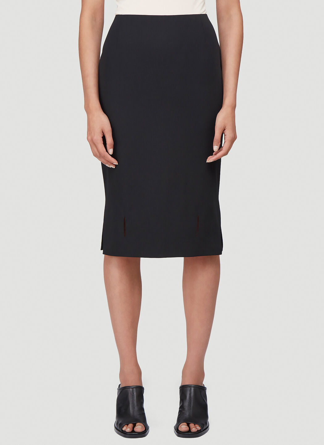 Saint Laurent Nova Skirt Black sla0231015