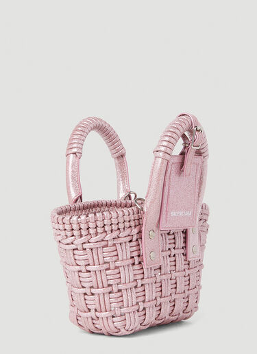 Balenciaga Bistro XS Basket Tote Bag Pink bal0252021