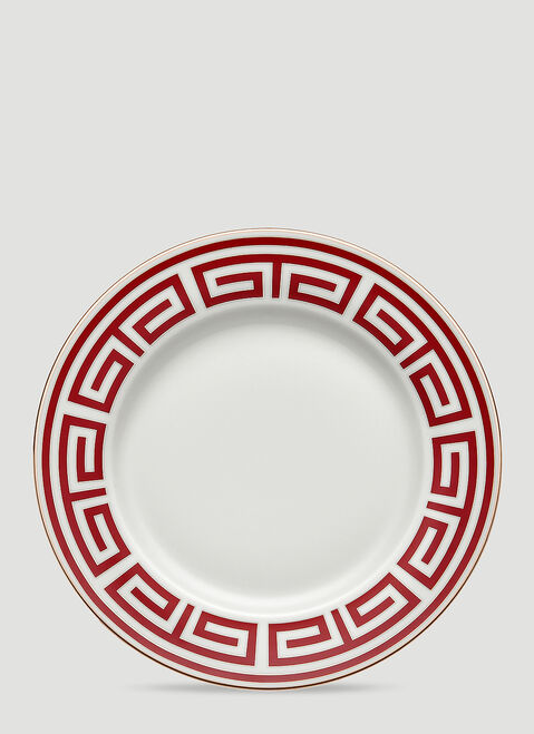 Ginori 1735 Set of Two Labirinto Soup Plate Red wps0644472