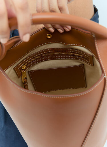 Le Petit Tourni Bucket Bag Jacquemus Le Petit Tourni Bucket Bag Brown jac0256051